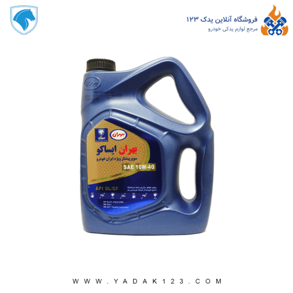 روغن موتور بهران ایساکو 10W40 - SL/CF چهار لیتری - Image 1