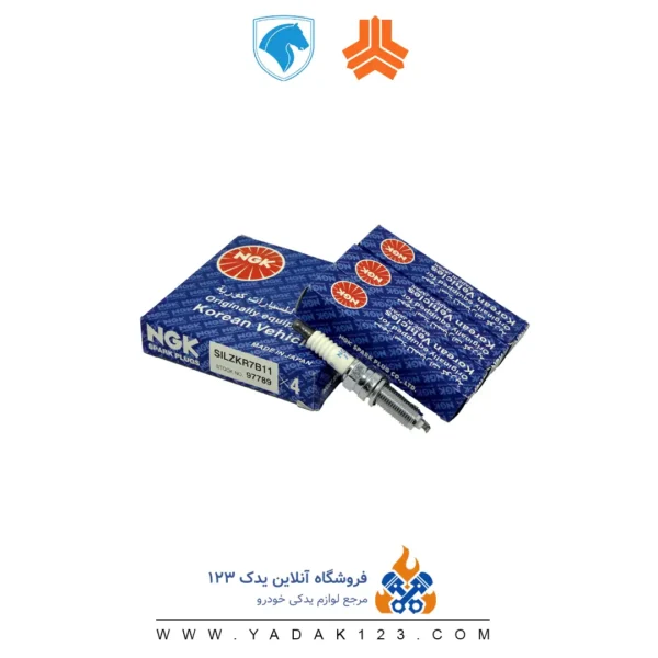 شمع پایه بلند انجیکا NGK یورو 4 به شماره فنی SILZKR7B11-97789 - Image 2