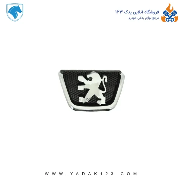 آرم جلو پنجره پژو 206 سفید برند AM - Image 1