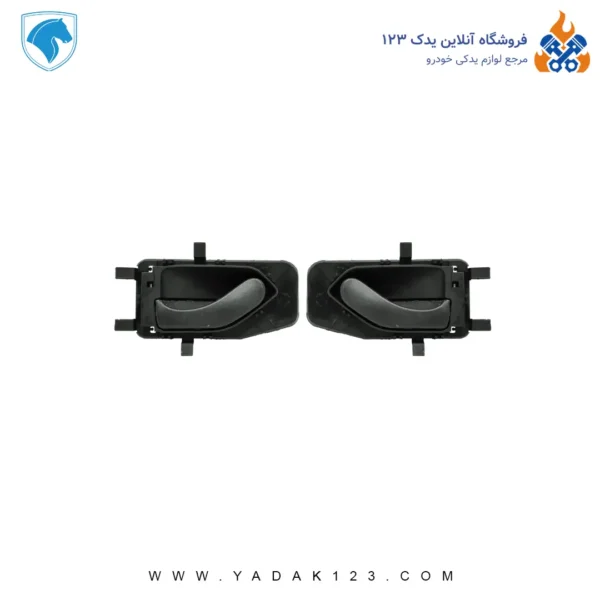 دستگیره داخلی سمند جفت مشکی دستگیره داخلی سمند رنگ مشکی چپ و راست (جفت) - Image 1