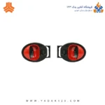 دستگیره داخلی کوییک رنگ قرمز چپ و راست (جفت)