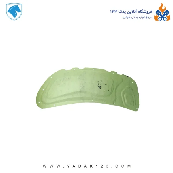 عایق درب موتور پژو 207 (ارتقا یافته)مدل AL رنگ مشکی برند ایده پارت نیکان - Image 2