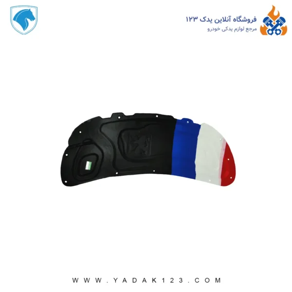 عایق درب موتور پژو 207 (ارتقا یافته)مدل طرح فرانسه برند ایده پارت نیکان - Image 1