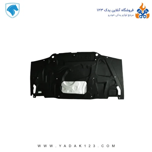 عایق درب موتور پژو 405 مدل AL رنگ مشکی برند ایده پارت نیکان - Image 1