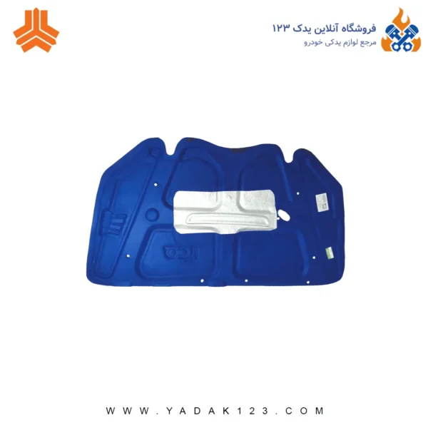 عایق درب موتور تیبا AL آبی ایده پارت نیکان عایق درب موتور تیبا مدل AL رنگ آبی برند ایده پارت نیکان - Image 1