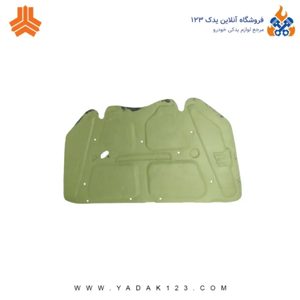 عایق درب موتور تیبا مدل AL رنگ مشکی برند ایده پارت نیکان - Image 2