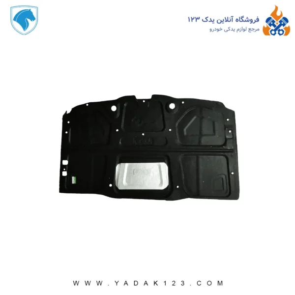 عایق درب موتور سمند مدل AL رنگ مشکی برند ایده پارت نیکان - Image 1