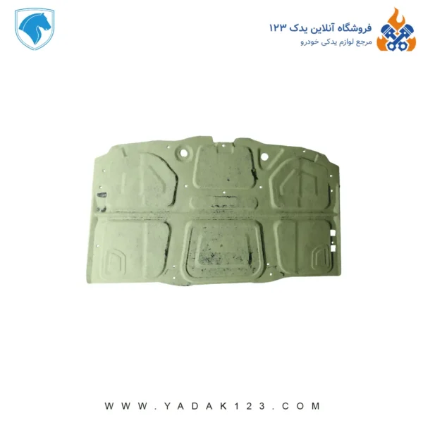 عایق درب موتور سمند مدل AL رنگ مشکی برند ایده پارت نیکان - Image 2