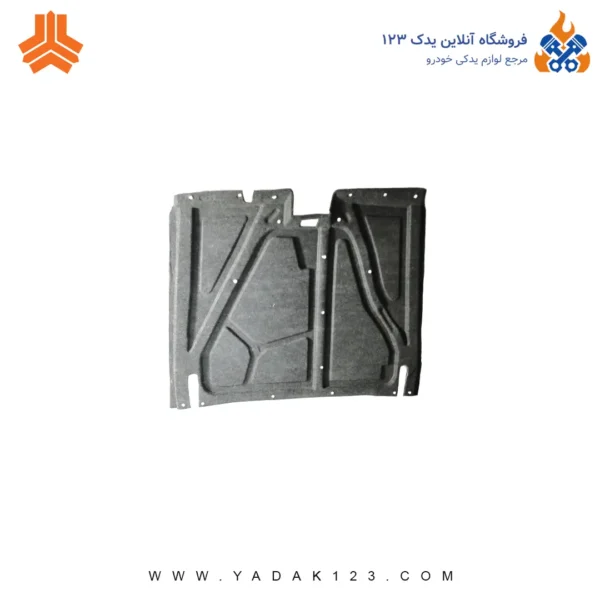 عایق درب موتور نیسان آذین عایق درب موتور نیسان رنگ مشکی برند آذین - Image 1