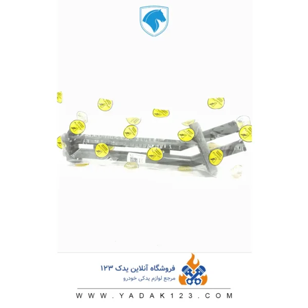 لوله-دو-قلو-بخاری-206 لوله بخاری دوقلو پژو 206 برند کوشش رادیاتور - Image 1